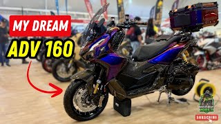 MY DREAM HONDA ADV 160 | Magkano Ganitong Setup? | All About Wheels Manila Custom Moto Show