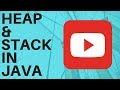what is heap and stack java interview question and answer