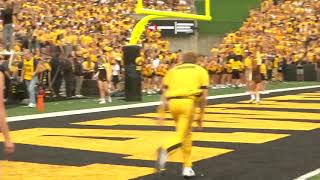 In Front of 69,250 People, Iowa cheerleader’s pants fall down during backflip!