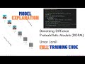 How diffusion models work - explanation and code!