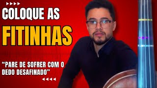 COLOQUE AS FITAS NO VIOLINO E ...