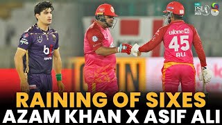 Asif Ali & Azam Khan Power Hitting | HBL PSL 8 | Islamabad vs Quetta | Match13