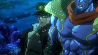 Star Platinum talks underwater