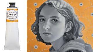 Indirect oil painting techniques in grays or grisaille: portrait painting tutorial veronica winters