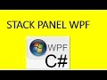 Stack panel in WPF Tutorial part-2