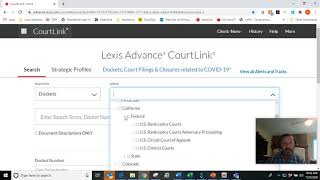 How to Use Lexis Advance® CourtLink® to Monitor New Bankruptcy Filings