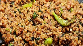 Hyderabadi Tala Huwa Kheema | Sehri Special | Mutton Keema Fry | Talawa Kheema | Norien Nasri