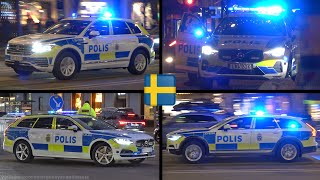 Stockholm police units Nobel Prize award ceremony Stockholm [SE | 12.2024]