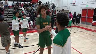 High School Basketball Long Beach Poly vs Lakewood