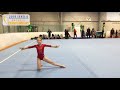 sunday gym a floor 2019 level 6 women s artistic gymnastics ontario championships