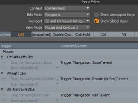 Modo Viewport Shortcut Setting Youtube