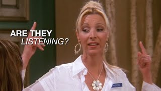Phoebe Buffay being WEIRD but ICONIC