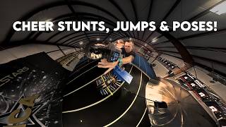 Cheer Stunts, Poses, Jumps, and Photography! Lets dive into a cheer photoshoot!