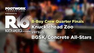 R16 USA 2013 - Knucklehead Zoo vs BGSK/Concrete All-Stars (Quarter Finals)