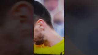 France goalkeeper Hugo Lloris eating a bug at he the worldcup