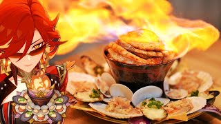 Pyro Archon Mavuika's 500-Year Flame Dish🔥Hymn of Gathered Flame🔥IRL Genshin原神マーヴィカのオリジナル料理集いし炎の賛歌再現