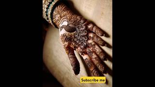 The best and beautiful Mehndi design in world famous#trending #mehndi #shortvideo #viralshort #reels