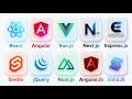 Every Javascript Framework Explained | React | Angular | Next | Express | Solid |  jQuery & Vue JS.