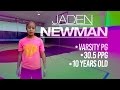 10-Year-Old Jaden Newman Wants to Be 1st Woman in NBA