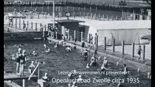 Openluchtbad Zwolle circa 1935