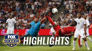 Jozy Altidore's bicycle kick gives USMNT 1-0 lead vs. Panama | 2019 CONCACAF Gold Cup Highlights