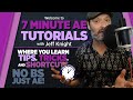 7 Minute AE Tutorials - Adobe After Effects Channel Video