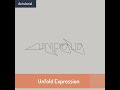 Unfold Text Effect with Path Expressions