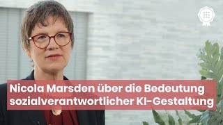 Nicola Marsden über die Bedeutung sozialverantwortlicher KI-Gestaltung