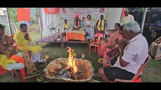 Vrishti (Rain) yajyan Yaag 2025. Conducted by Acharya Beetullah Ji at Moonsamy Ashram