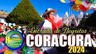 CORACORA 2024 // TRADICIONAL ENTRADA DE NEGRITOS ACOMPAÑADO POR LLAMERITOS, HUAMANGUINOS Y LOAS .