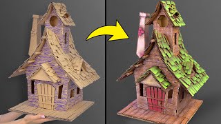 Fairies Welcome! DIY Cardboard Fairy House