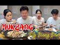 Nay Mukbang Mỳ Tương Đen Cùng Ba Tùng Hon Nha - Thị Thu Thảo Vlog