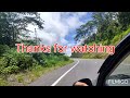 beautiful road from kohima to wokha nagaland