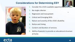 CDS ECTA Training #1 ESY