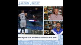 Jalen Rose reacts to Oscar Robertson saying Westbrook should've won MVP last season 🏀 | #Shorts