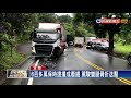 北宜保時捷對撞貨車 車頭全毀.駕駛雙腿骨折－民視新聞