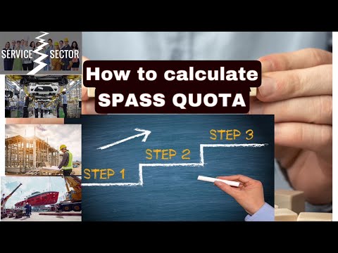 How is s pass quota calculated?
