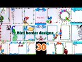 100 Border Designs Compilation | 200 Border Designs | 50 Border Designs for project | 200 borders