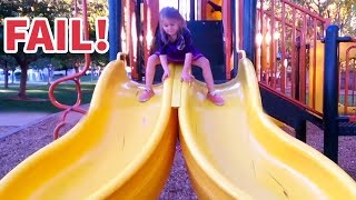 FUNNIES KIDS Slides FAILS! - LAUGH Extremely hard!