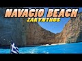 NAVAGIO BEACH - Boat trip from Zakynthos Town - Greece [4k]