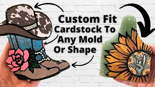 Car Freshie Cardstock | Create Custom Fit Designs For Any Shape or Mold #diy #carfreshener #craft