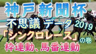 【競馬】 神戸新聞杯  2019  不思議データ  【馬券】