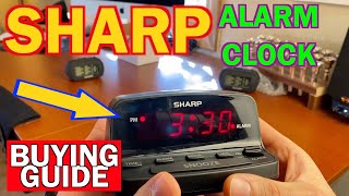 SHARP Digital Alarm Clock with Keyboard #sharp #clock #time #office #founditonamazon