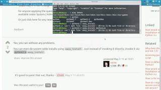 linux mint 13: Trying to get pythonpath to python3.2 not python2.7 = no joy