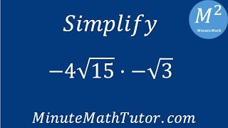 Simplify -4√15•-√3