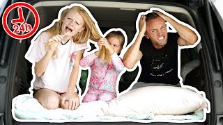 24 HOURS LIVING IN A CAR IN DUBAI! *overnight challenge* | Family Fizz