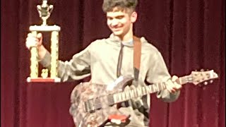 1ST PLACE! High School Talent Show Guitar Medley! Eruption, Big Sur Moon and more!