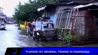 Floods hit several towns in Pampanga