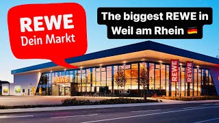 The biggest REWE Supermarket in Weil am Rhein | Germany REWE Shopping  | REWE Einkauf in Deutschland