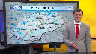 A mild Monday with increasing clouds